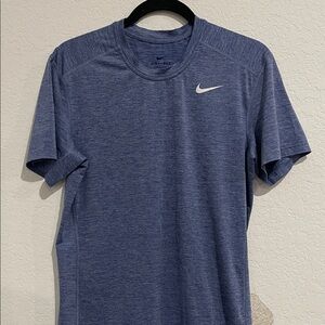 Nike Men's Heathered Blue Short Sleeve Tee